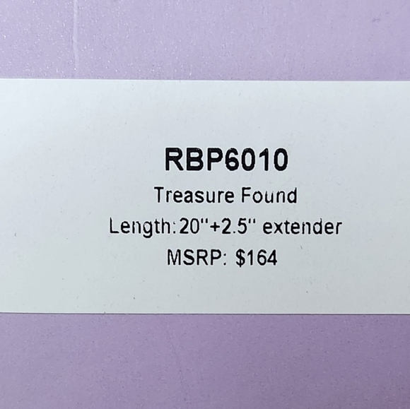 Ocean Inspired Necklace- Atlantis Collection Trident, Seashell, Amethyst charms - Picture 5 of 7